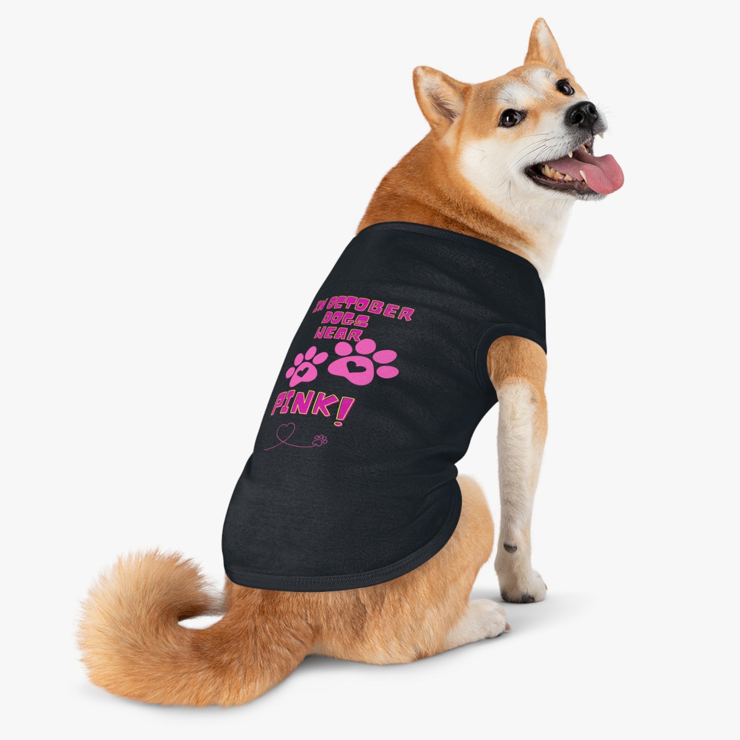 Pet Tank Top - October We Wear Pink