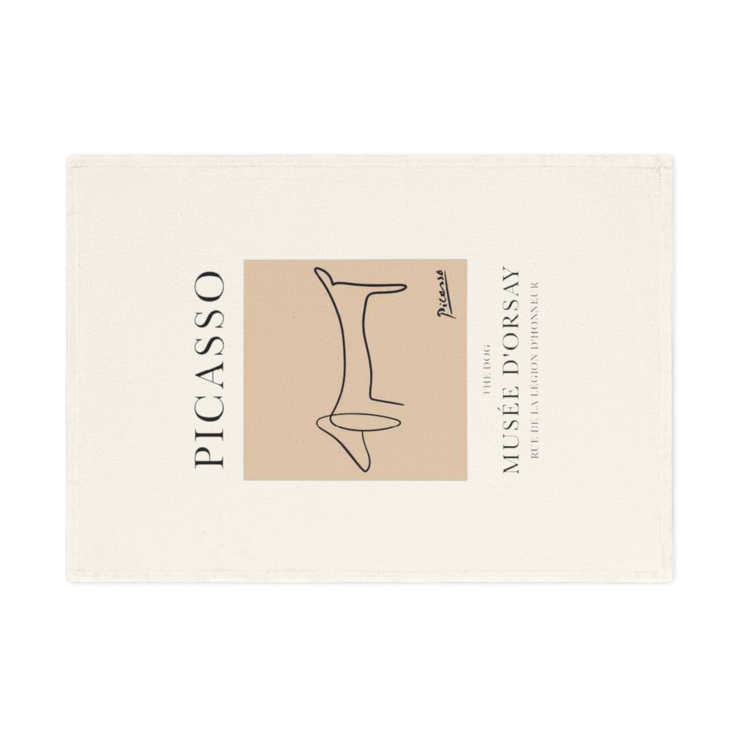 Picasso Dog Art - Cotton Tea Towel