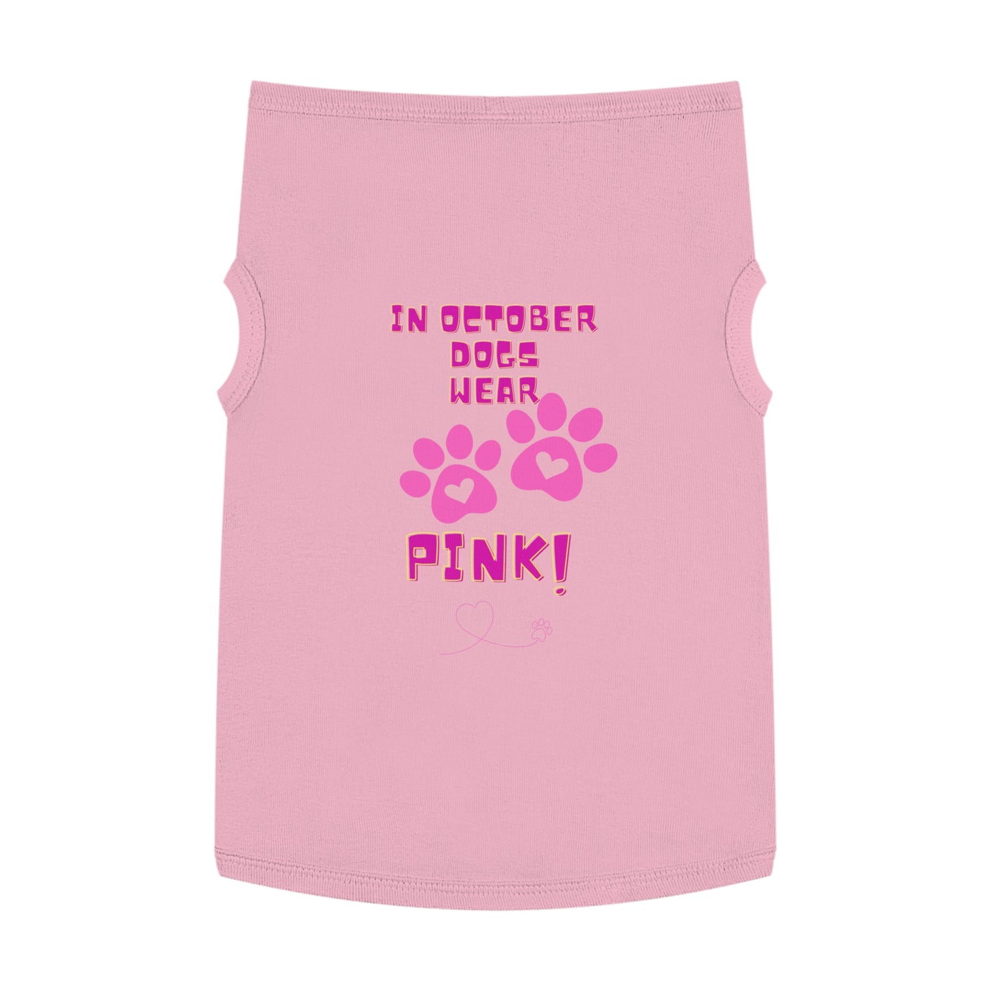 Pet Tank Top - October We Wear Pink
