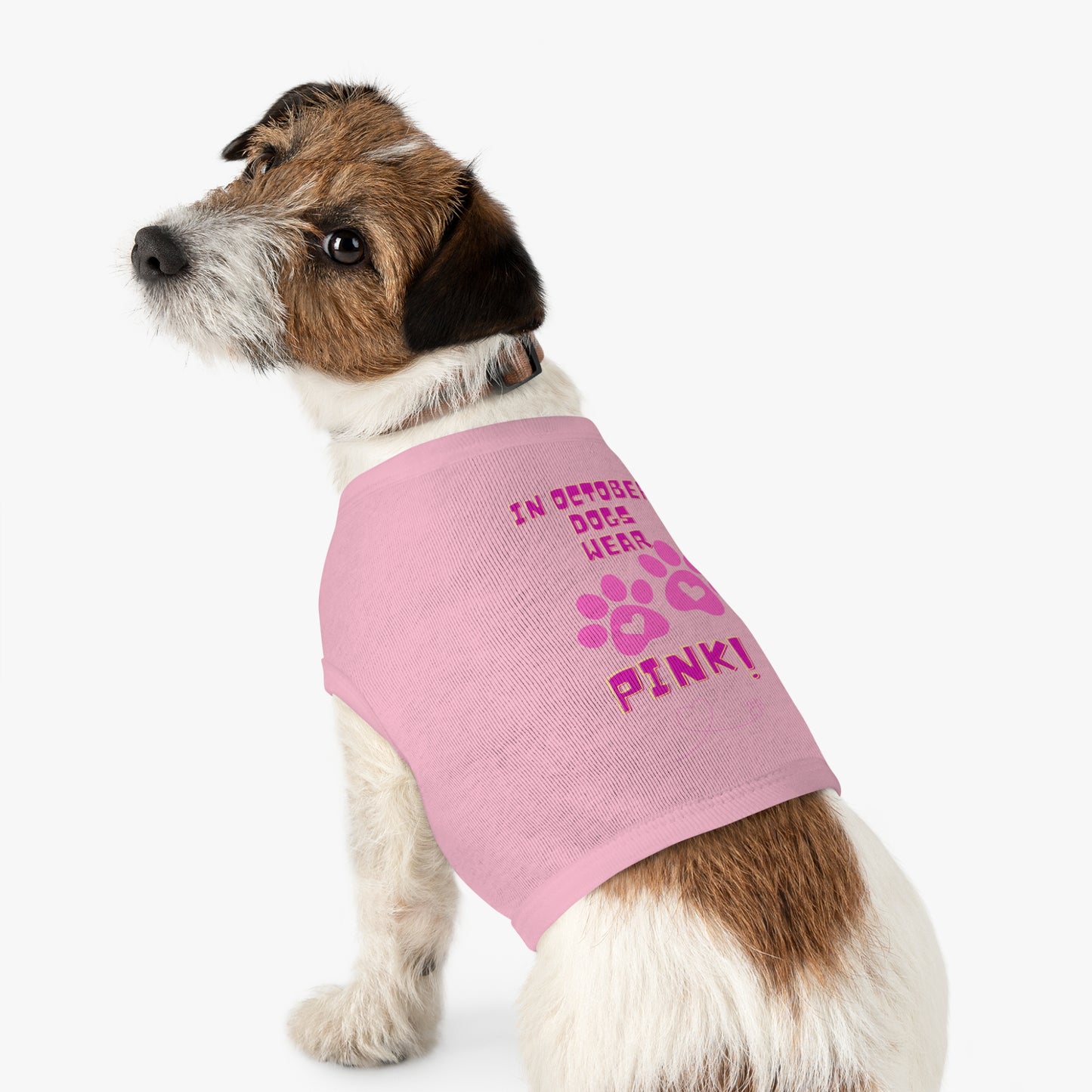 Pet Tank Top - October We Wear Pink