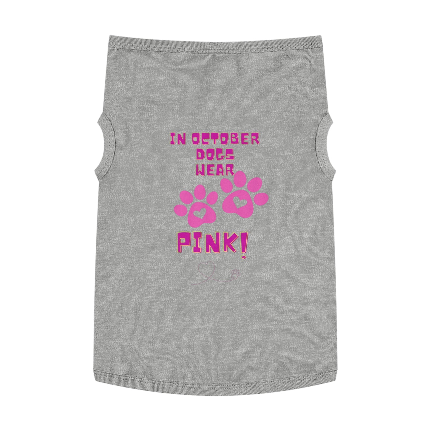 Pet Tank Top - October We Wear Pink