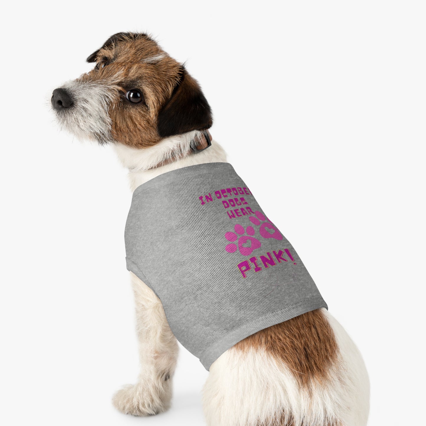Pet Tank Top - October We Wear Pink