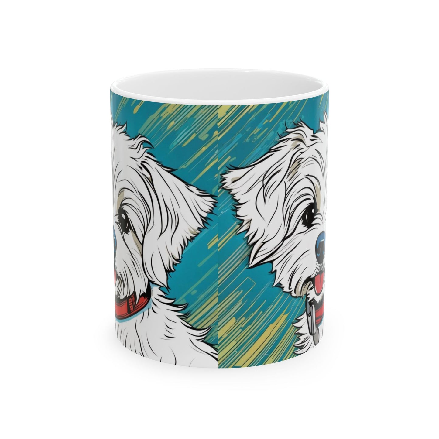 Westie 3 Ceramic Mug, (11oz, 15oz)