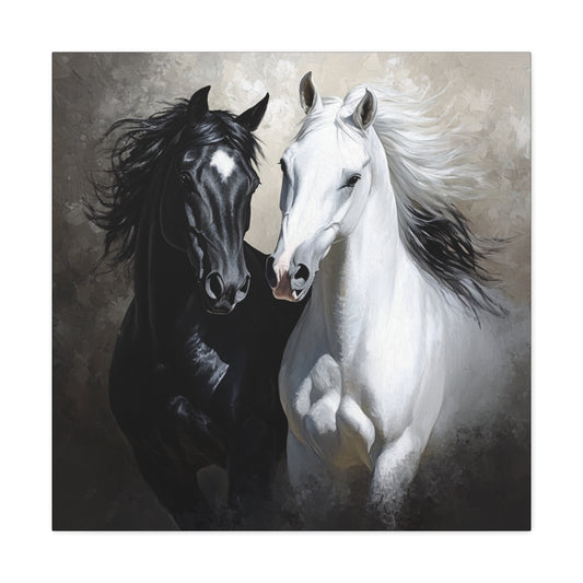 Stunning 2 Horses - Canvas Gallery Wraps