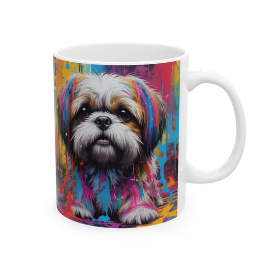 Shih Tzu Ceramic Mug, (11oz, 15oz)