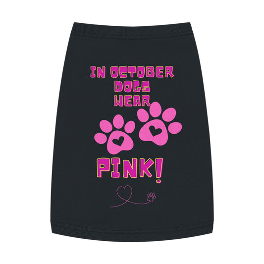 Pet Tank Top - October We Wear Pink