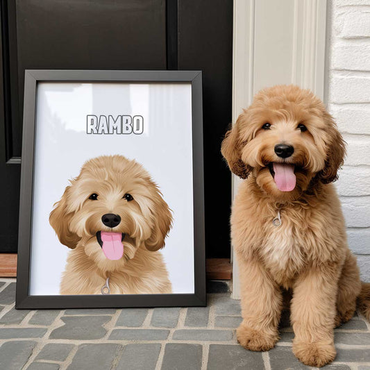 Custom Pet Portraits - A Perfect Gift for Your Favorite Pet Lover for ANY Occasion