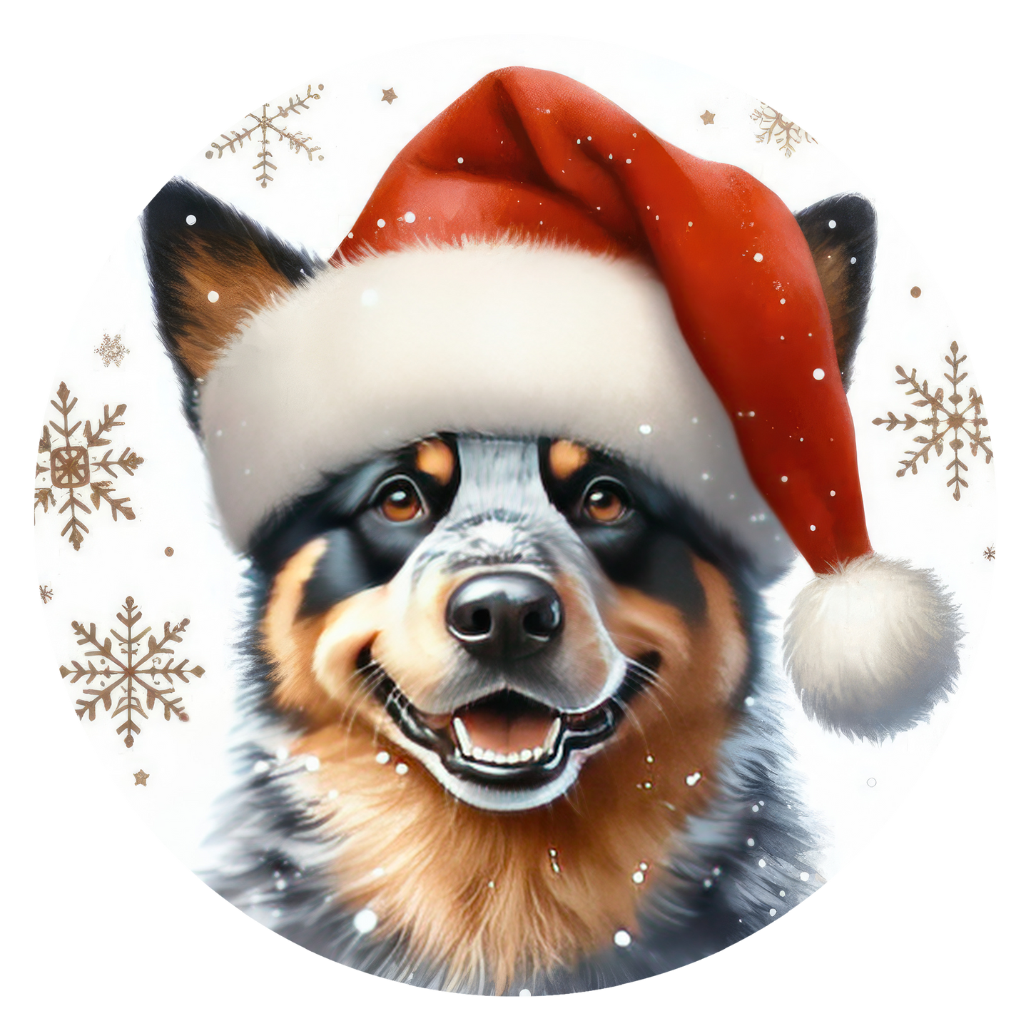 Santa Dog Christmas Ornament | Choose from 200+ Breeds | Personalized Holiday Gift for Dog Lovers