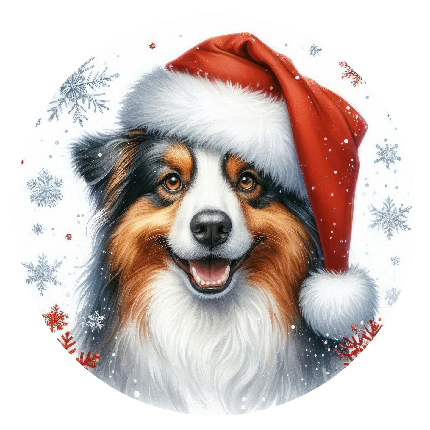 Santa Dog Christmas Ornament | Choose from 200+ Breeds | Personalized Holiday Gift for Dog Lovers