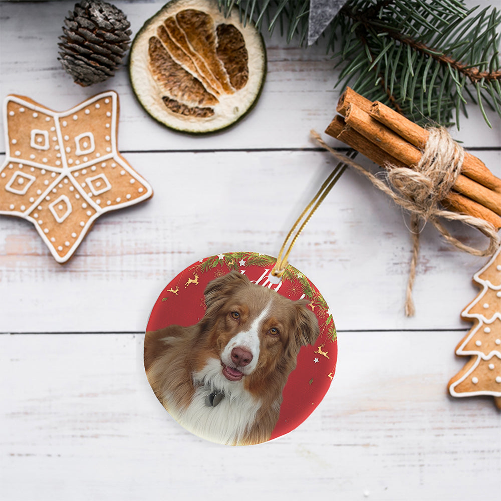 Personalized Gifts | Christmas Ornament | Customize Your Photo, Art, Design or Text -Great Gift for Parents, Grandparents, Newly Engaged, 1st Christmas, Pet Parent, 2022 Ornament
