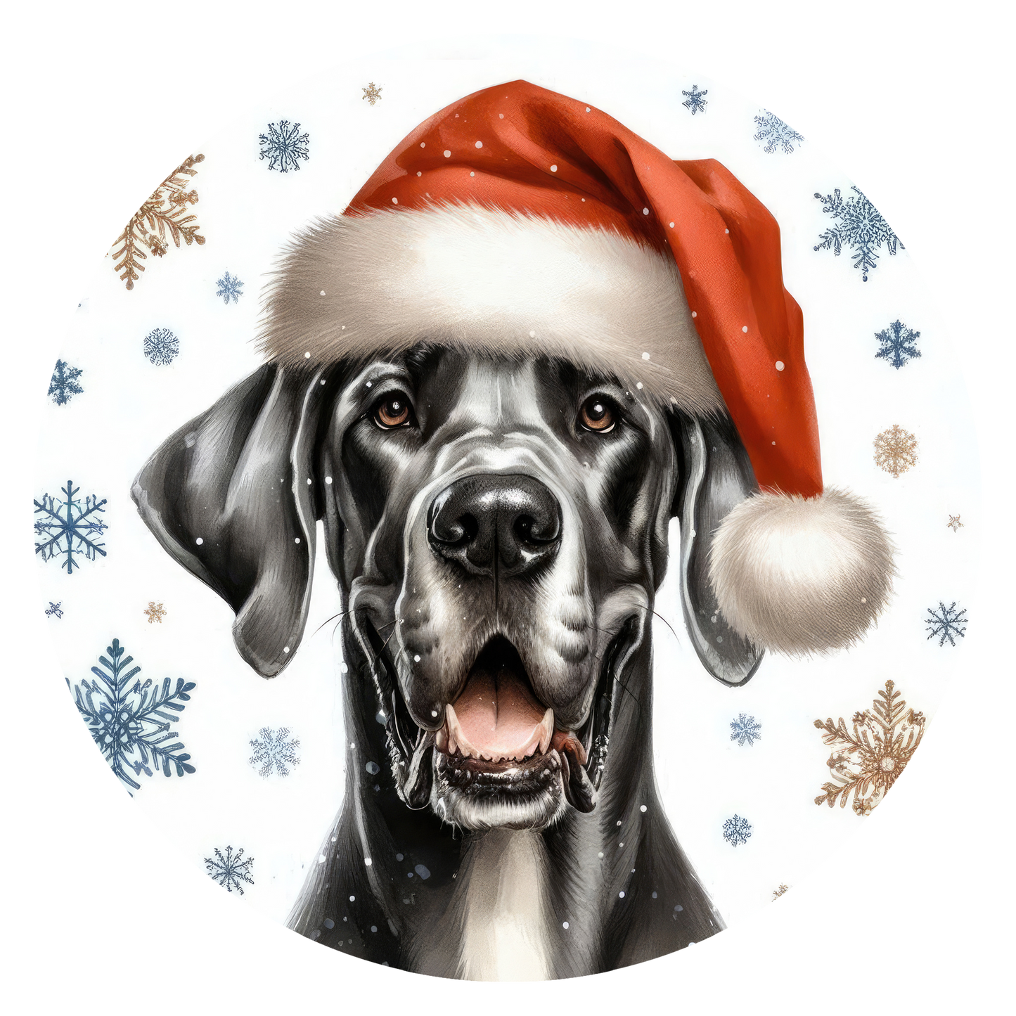 Santa Dog Christmas Ornament | Choose from 200+ Breeds | Personalized Holiday Gift for Dog Lovers