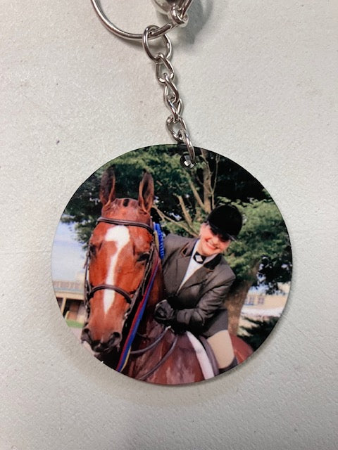 Custom Keychains – Add Your Art or Photo – Double-Sided Printing – Personalized Charm for Backpack or Bottle