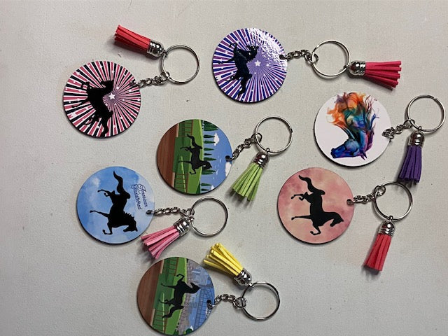 Custom Keychains – Add Your Art or Photo – Double-Sided Printing – Personalized Charm for Backpack or Bottle