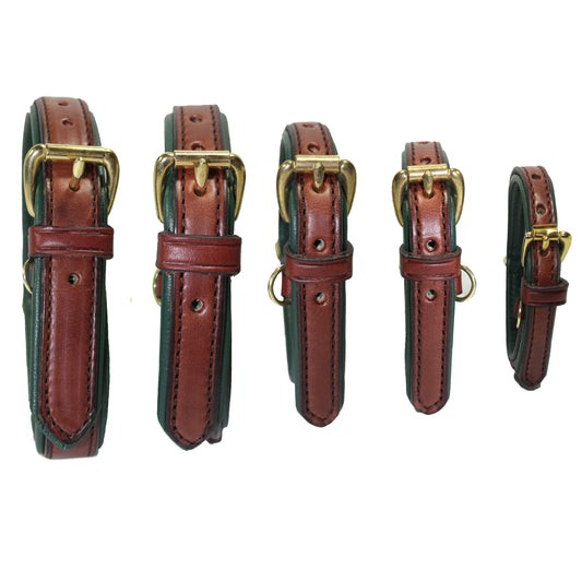XS Dog Collar | Extra Small Collar | Leather Pet Collar | Brown Leather Collar | Havana Brown Collar | Amish Dog Collar |Gift For Dog Person