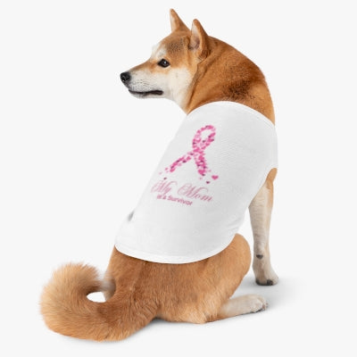 My Mom is a Survivor - October is Breast Cancer Awareness Month - Can be personalized.