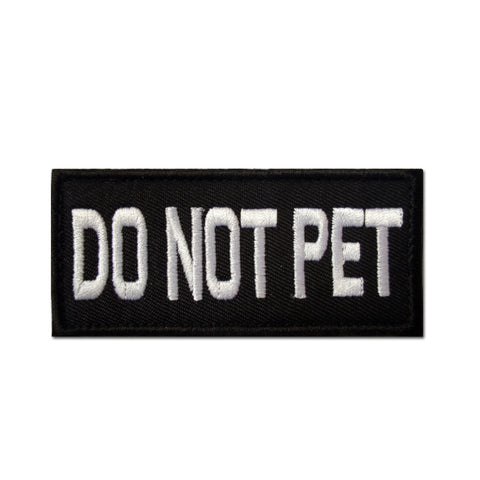Embroidered Velcro Pet Dog Carrier Sticker Stamp Service Dog