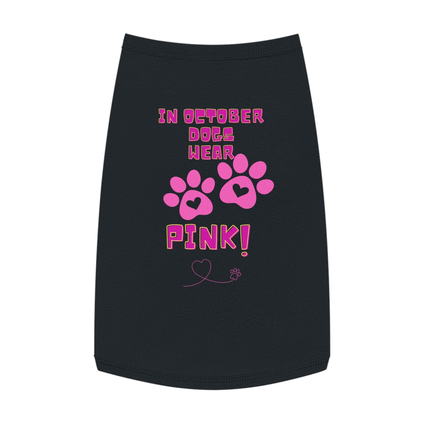 Pet Tank Top - October We Wear Pink