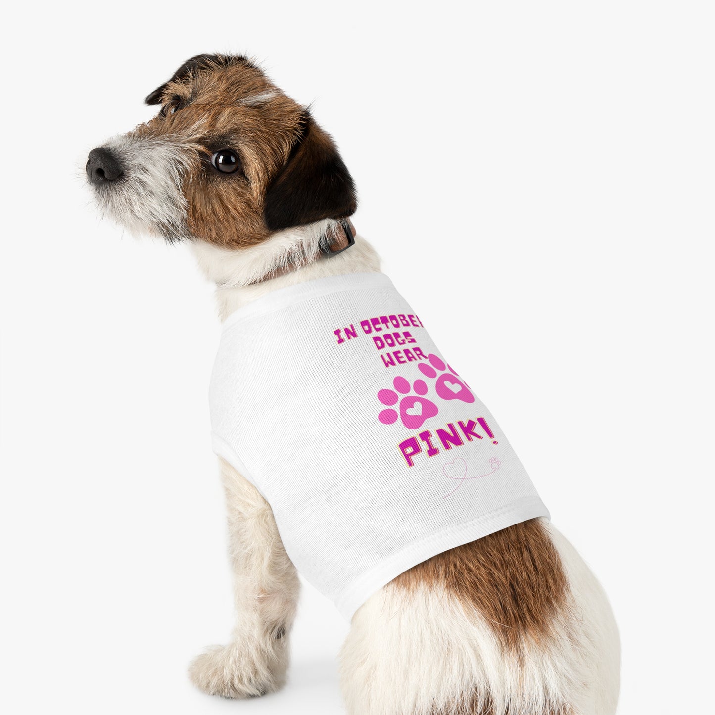 Pet Tank Top - October We Wear Pink