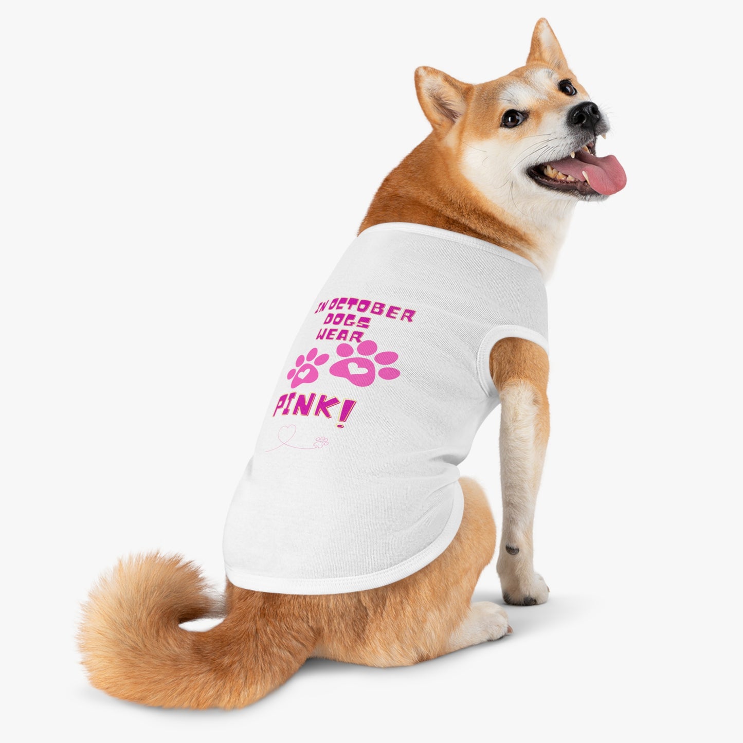 Pet Tank Top - October We Wear Pink