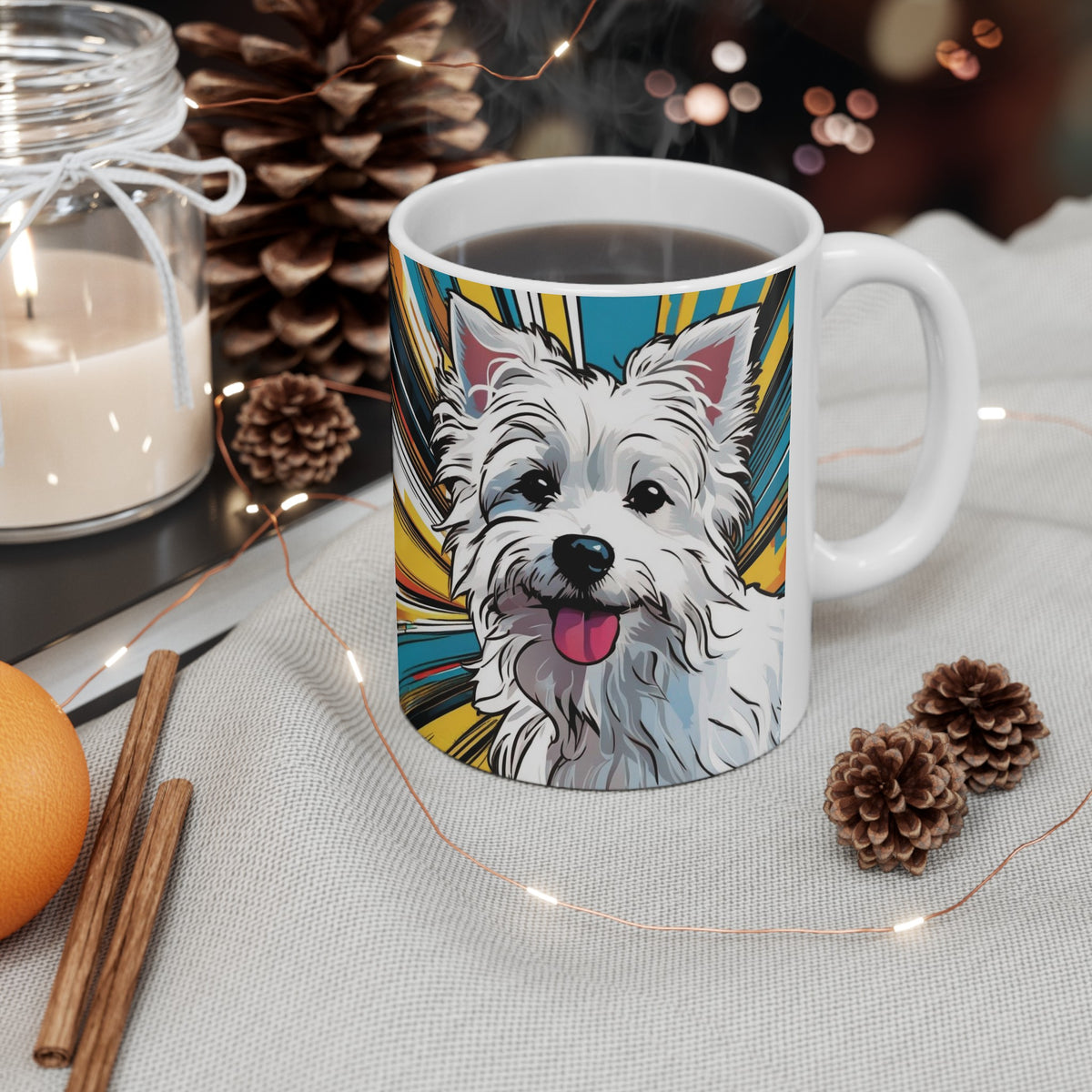 Westie 2 Ceramic Mug, (11oz, 15oz)