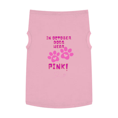 Pet Tank Top - October We Wear Pink