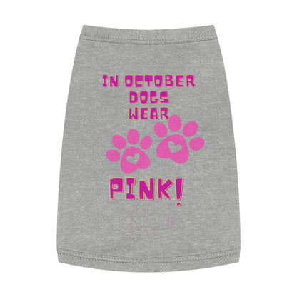 Pet Tank Top - October We Wear Pink
