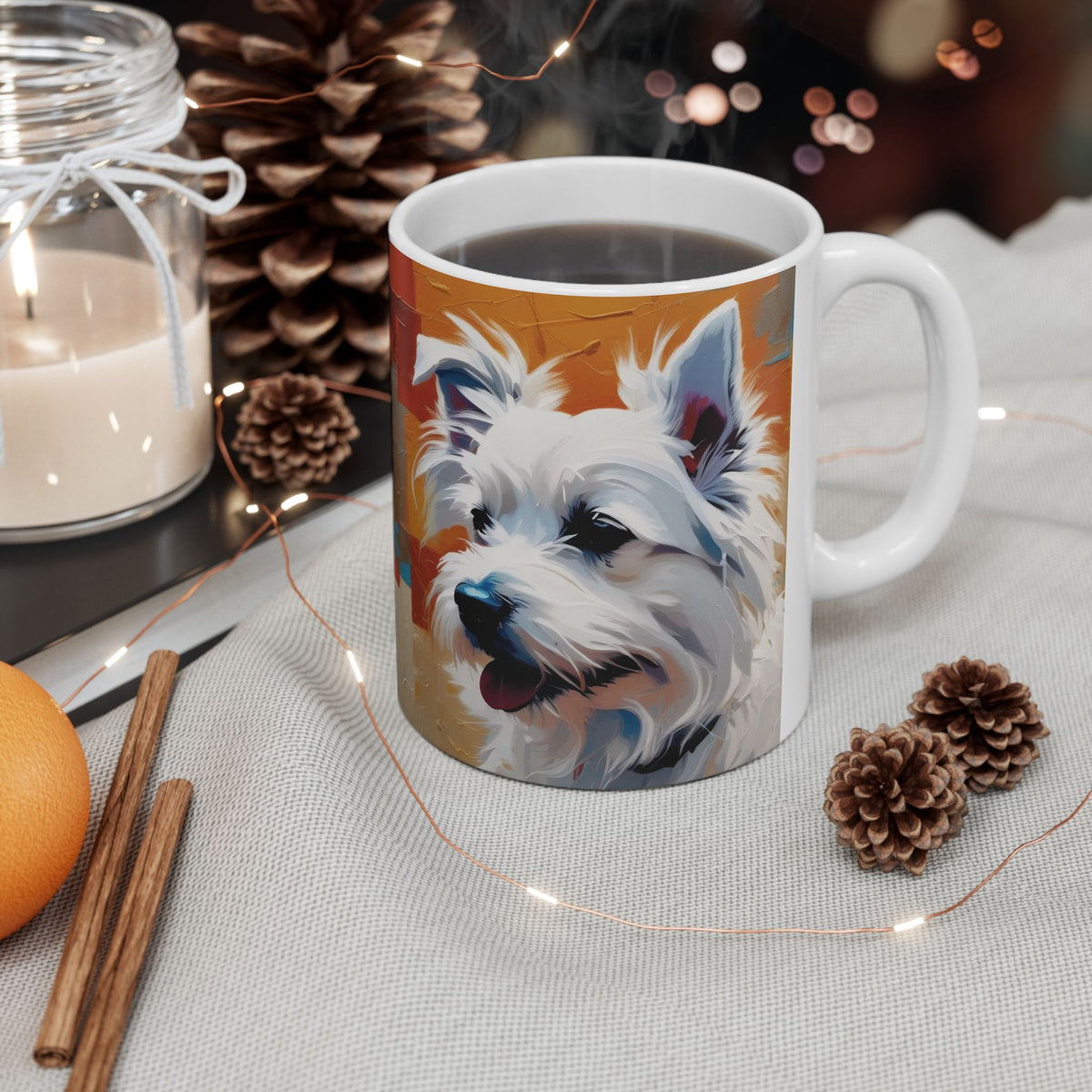 Westie Ceramic Mug, (11oz, 15oz)