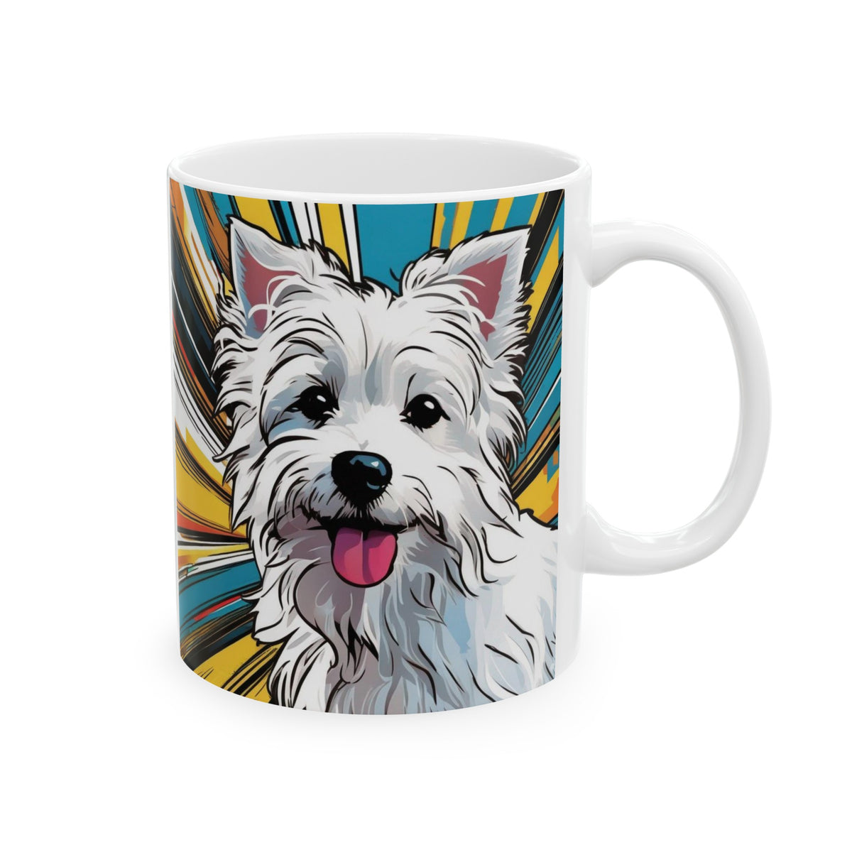 Westie 2 Ceramic Mug, (11oz, 15oz)