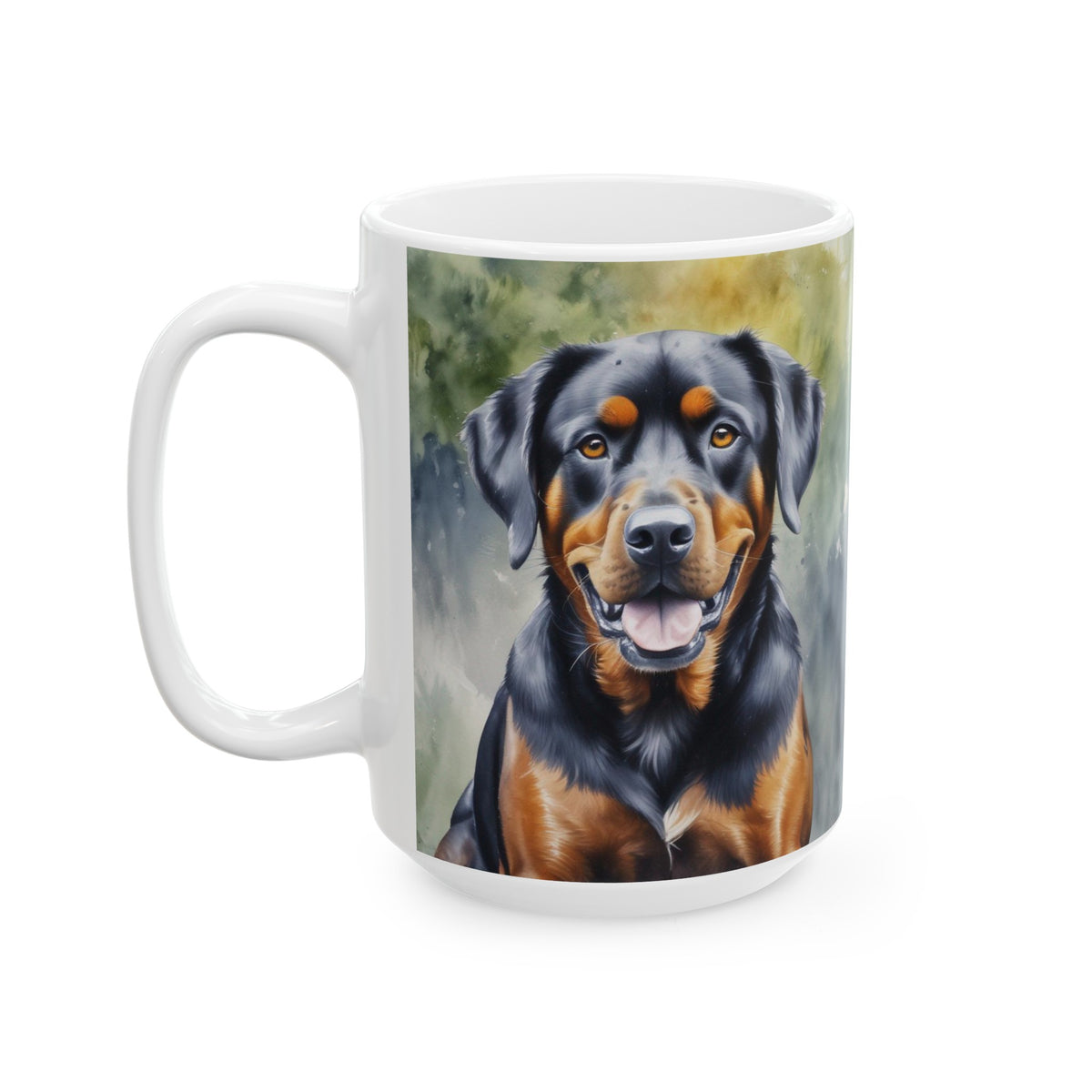 Rottweiler Ceramic Mug, (11oz, 15oz)