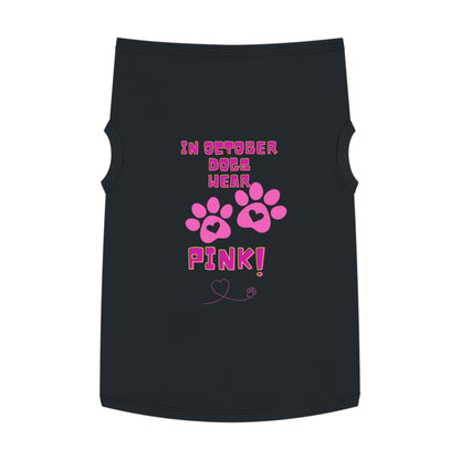Pet Tank Top - October We Wear Pink