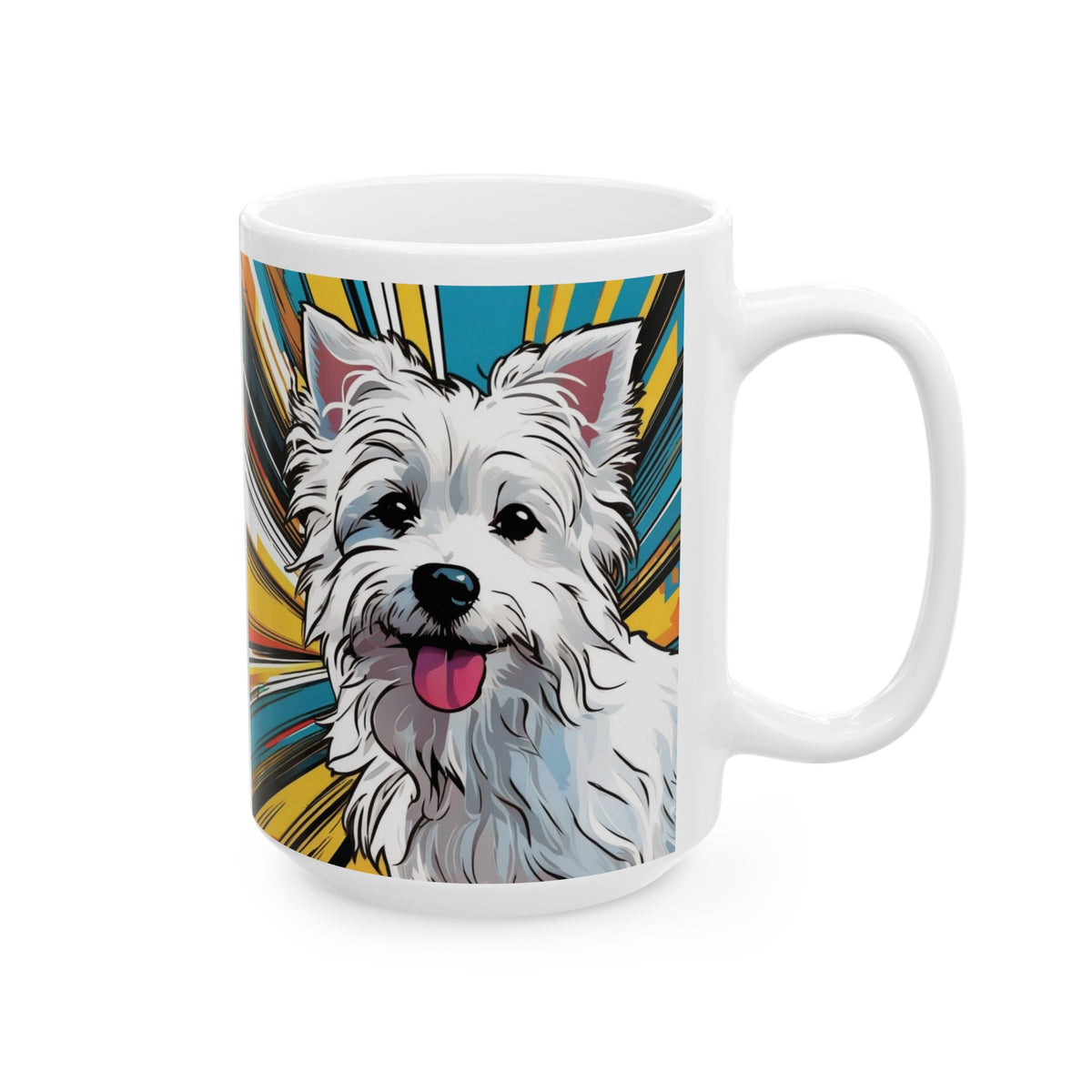 Westie 2 Ceramic Mug, (11oz, 15oz)