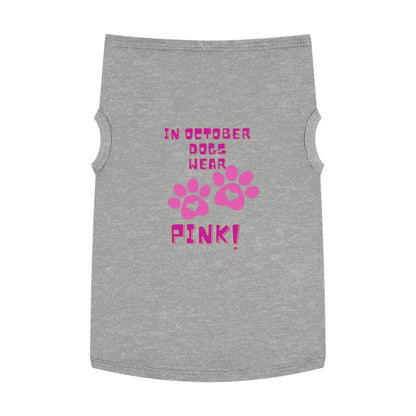 Pet Tank Top - October We Wear Pink