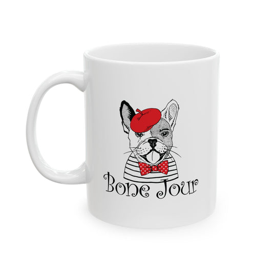 Bone Jour Ceramic Mug - 11oz