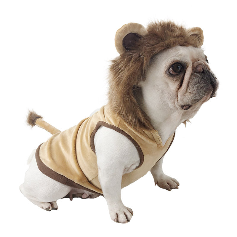 Dog Lion Clothes Pet Supplies Halloween Cat Clothes