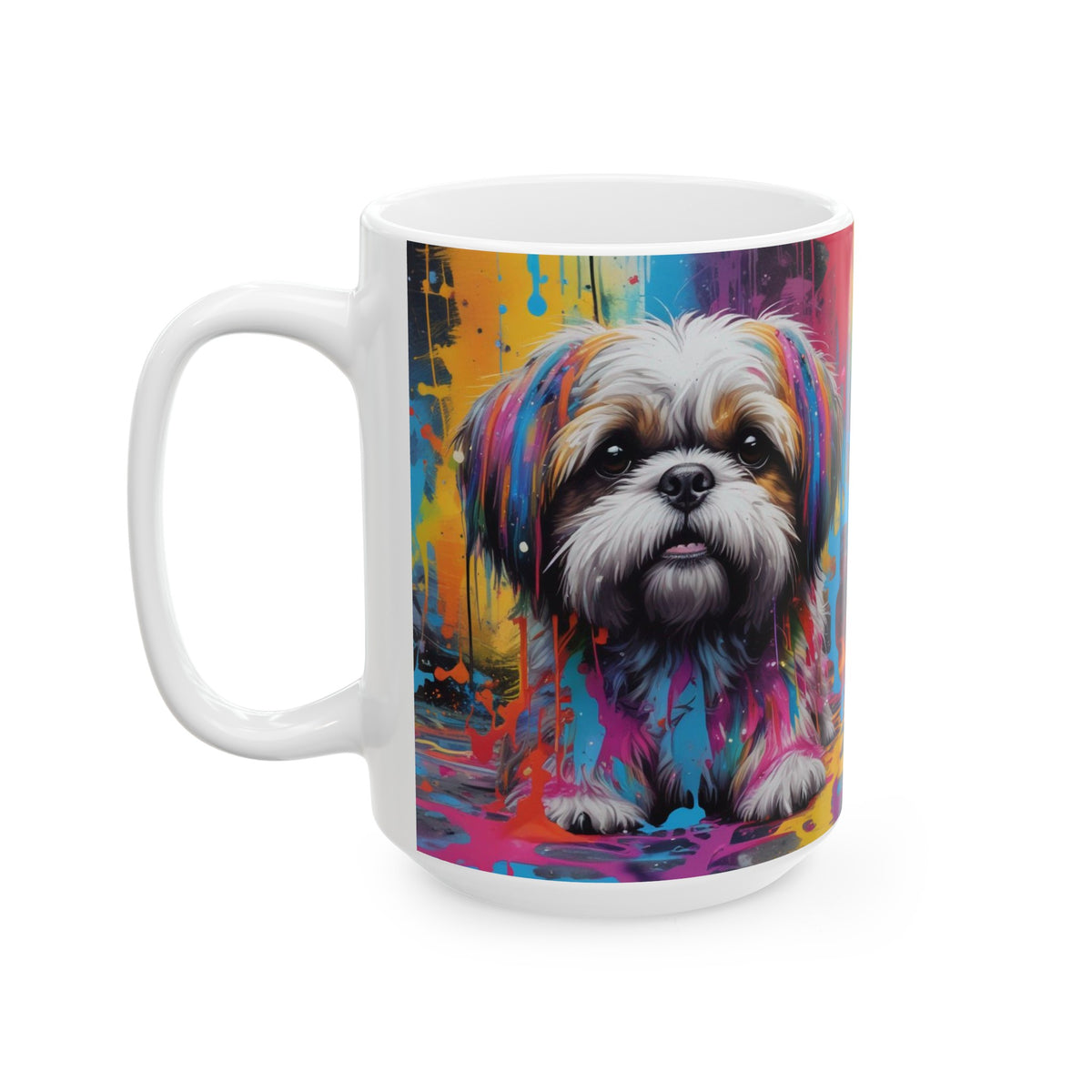 Shih Tzu Ceramic Mug, (11oz, 15oz)