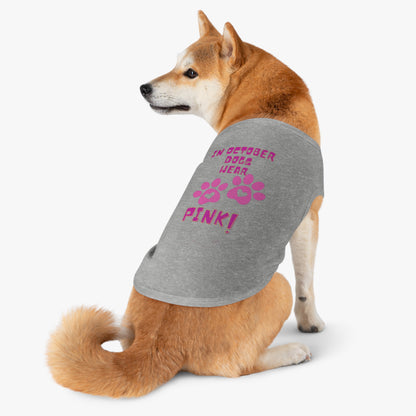 Pet Tank Top - October We Wear Pink