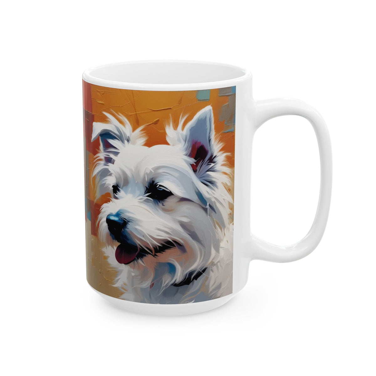 Westie Ceramic Mug, (11oz, 15oz)