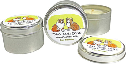 All Natural Odor eliminator candle- Fresh Citrus Fragrance - 3-6oz Natural Soy Candles