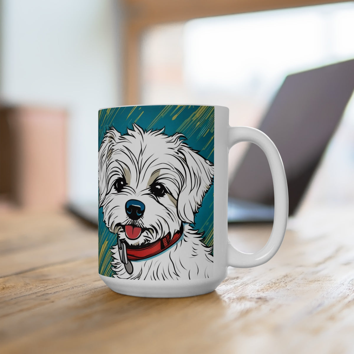 Cartoon Westie Ceramic Mug, (11oz, 15oz)