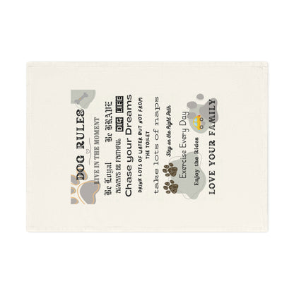 DOG RULES - Cotton Tea Towel