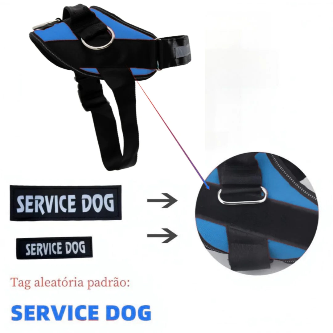 Personalized ID Custom Dog Harness Adjustable Pet Harness Reflective Breathable Vest For Small Large Dog NO PULL Accessories