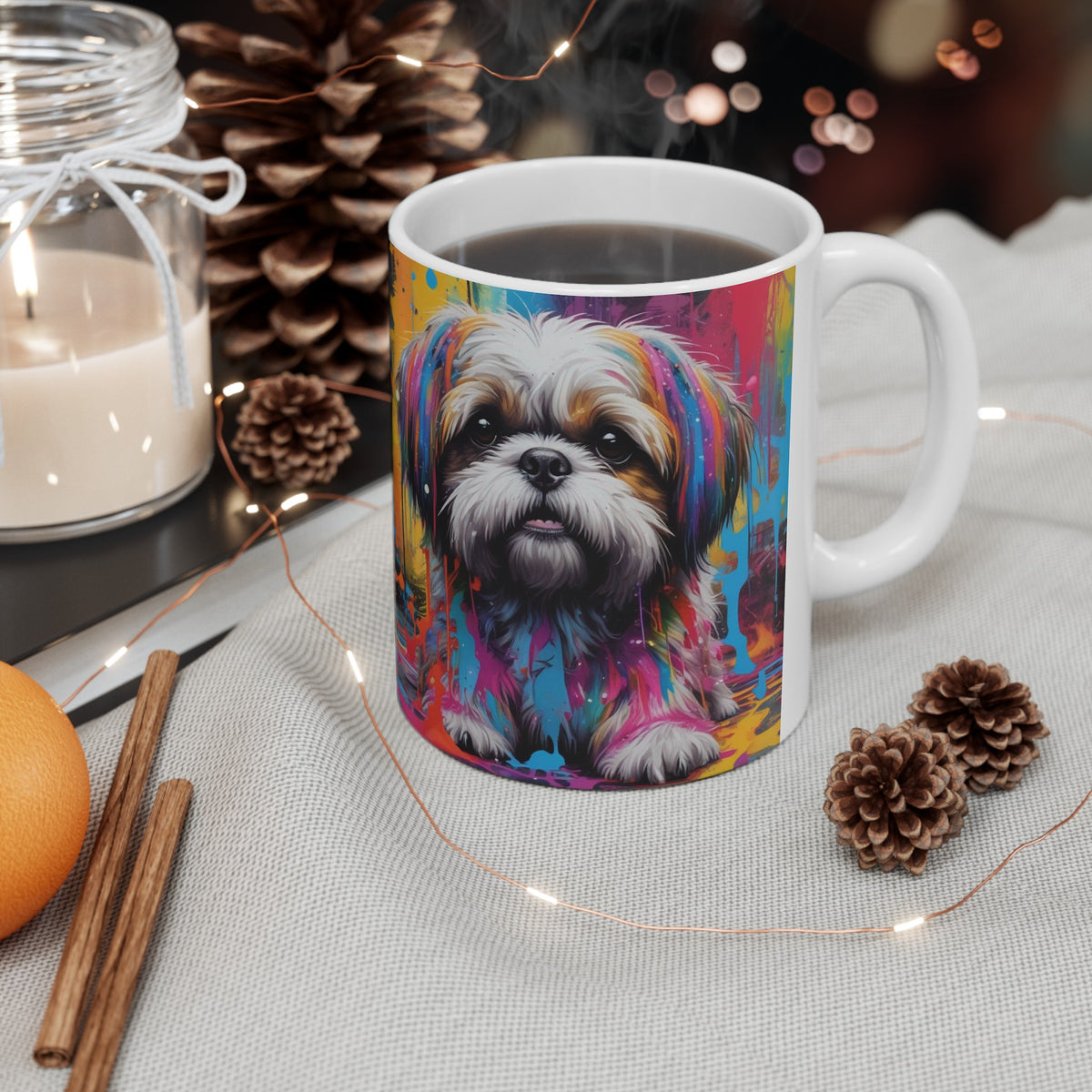 Shih Tzu Ceramic Mug, (11oz, 15oz)