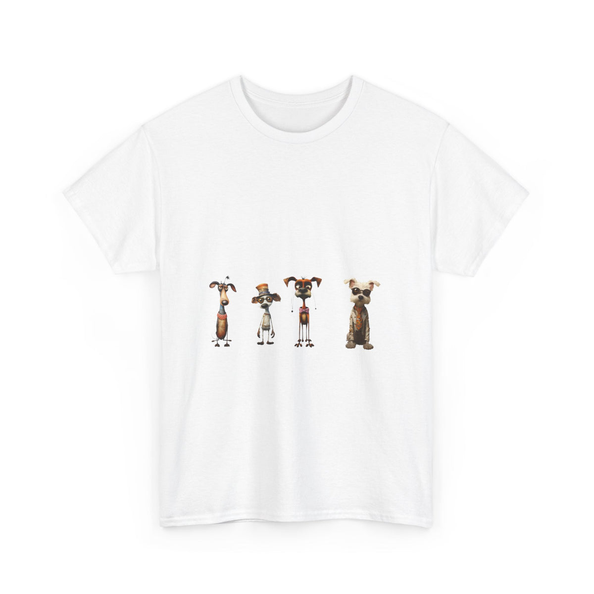 Funny T-Shirt for Dog Lovers - God is Great, Dogs are Good and People are Crazy - Conversation Starter Shirt