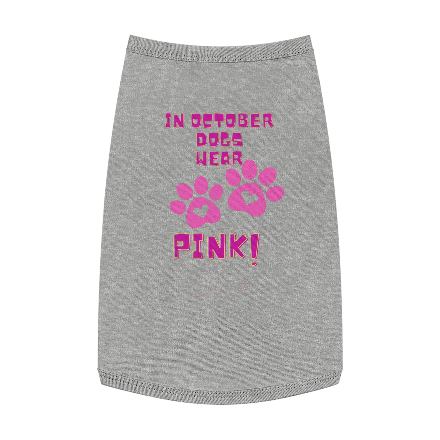 Pet Tank Top - October We Wear Pink