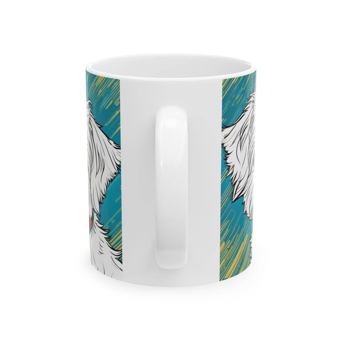 Cartoon Westie Ceramic Mug, (11oz, 15oz)