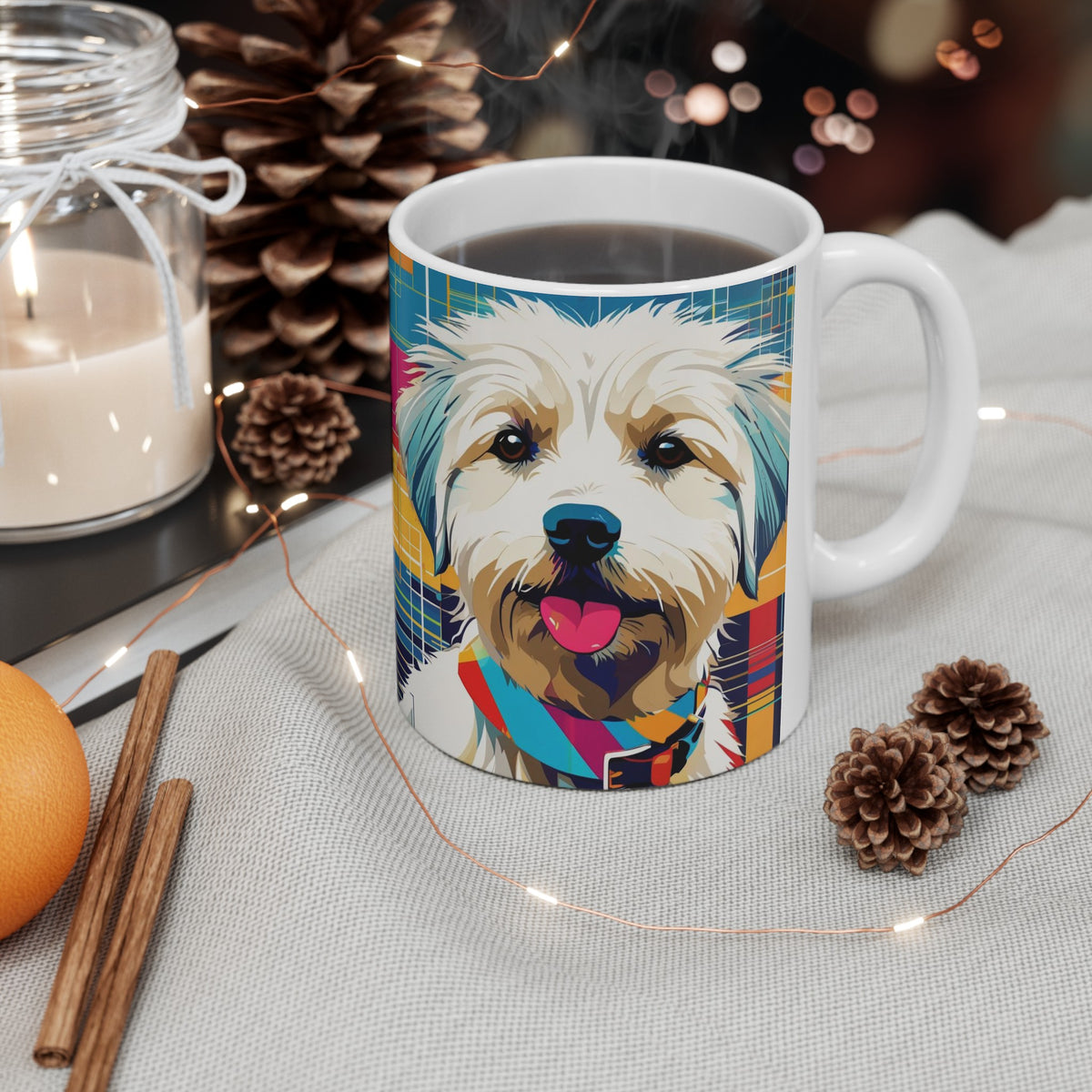 Westie 5 Ceramic Mug, (11oz, 15oz)