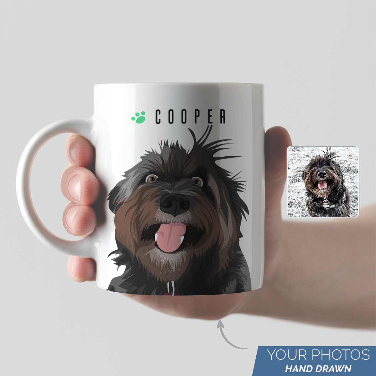 Personalized and Custom Pet Portrait Mug