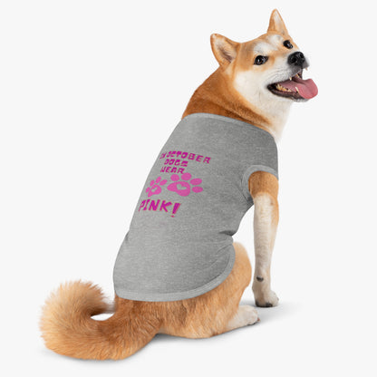 Pet Tank Top - October We Wear Pink
