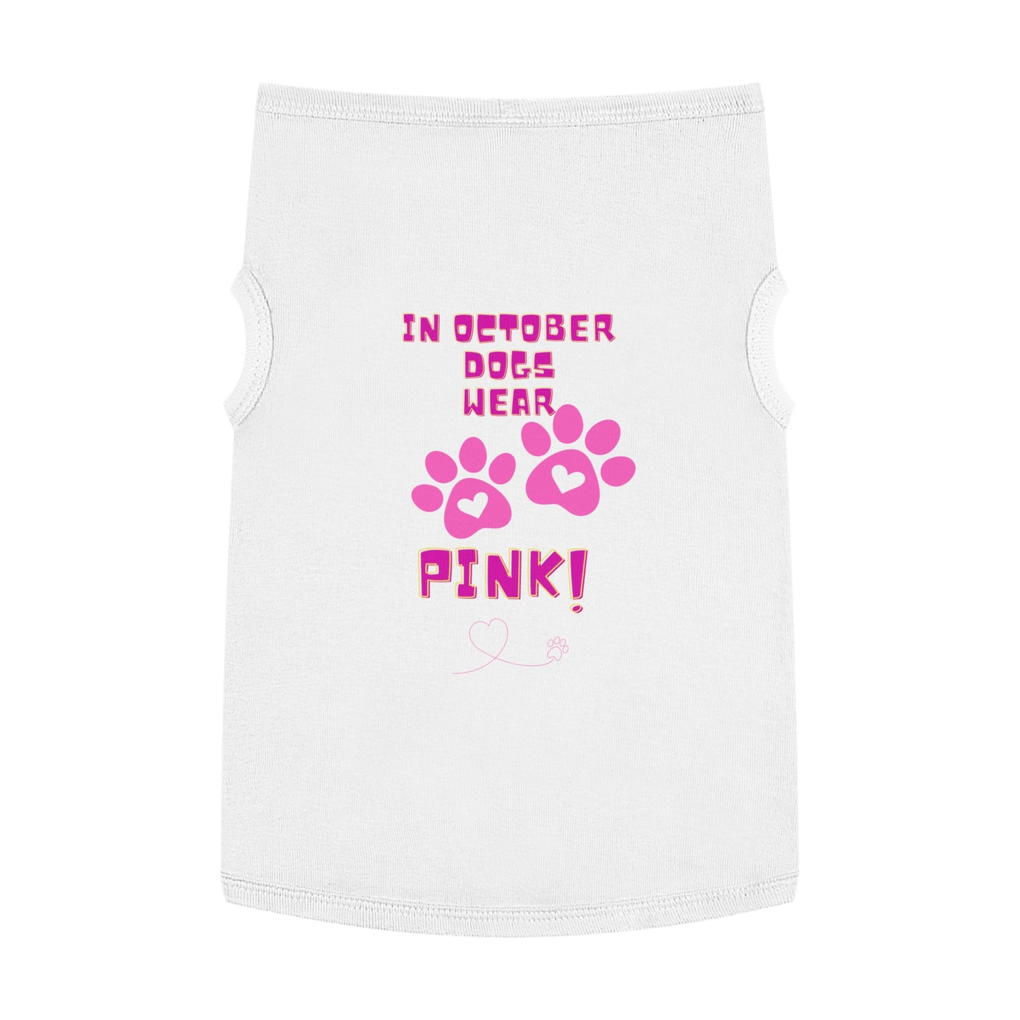 Pet Tank Top - October We Wear Pink