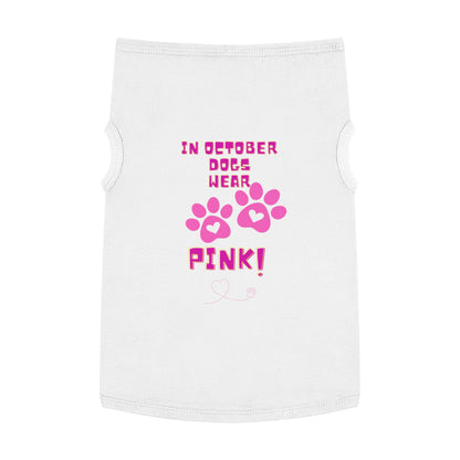 Pet Tank Top - October We Wear Pink